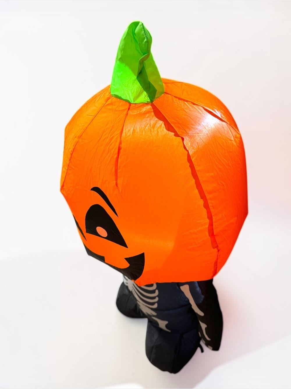 Gemmy Pumpkin Head Skeleton Inflatable Halloween Decor 3.5 Ft - Picture 2 of 9